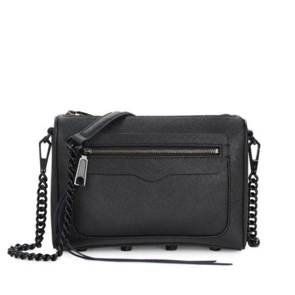 Rebecca Minkoff Bags Rebecca Minkoff Black Leather Avery Crossbody Bag Poshmark